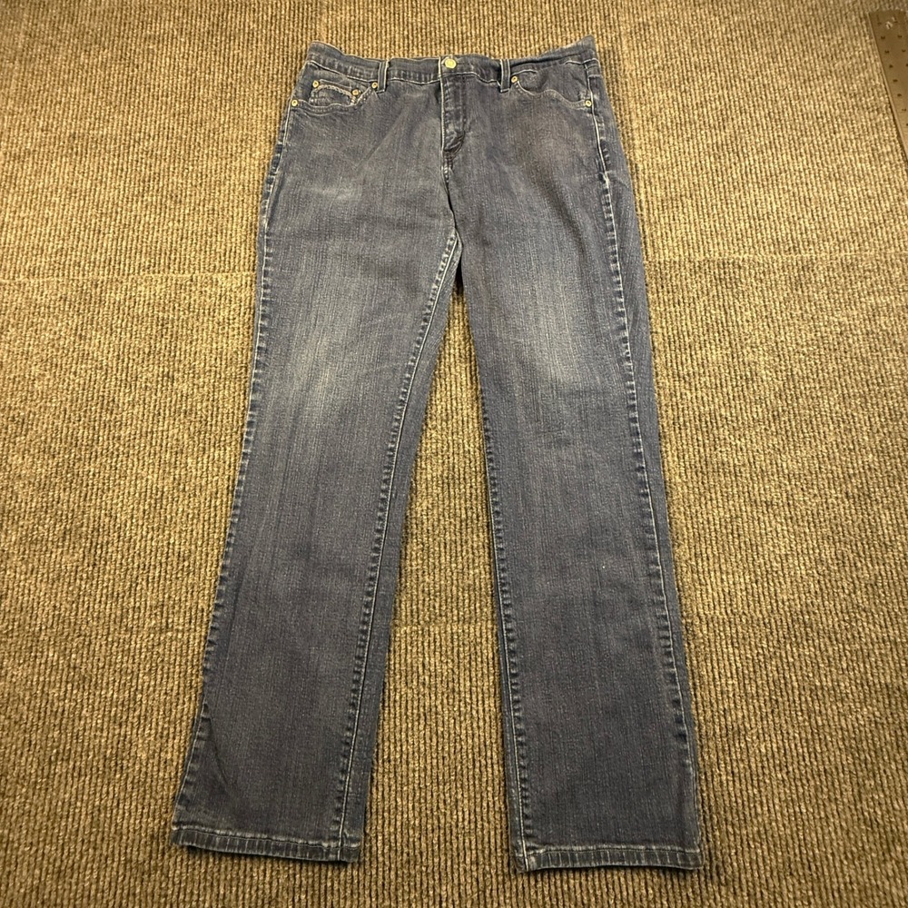 Levis 505 Straight Leg Jeans Womens 14M Medium Wash‎ Blue Denim 15505-0083
